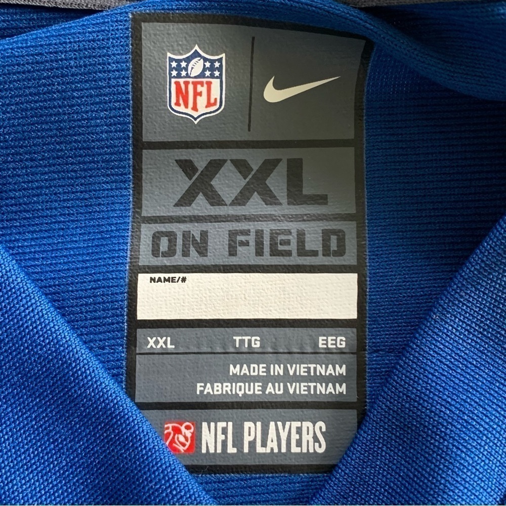 Nike Andrew Luck #12 Indianapolis Colts NFL Football Jersey On Field Size XXL - Picture 4 of 9